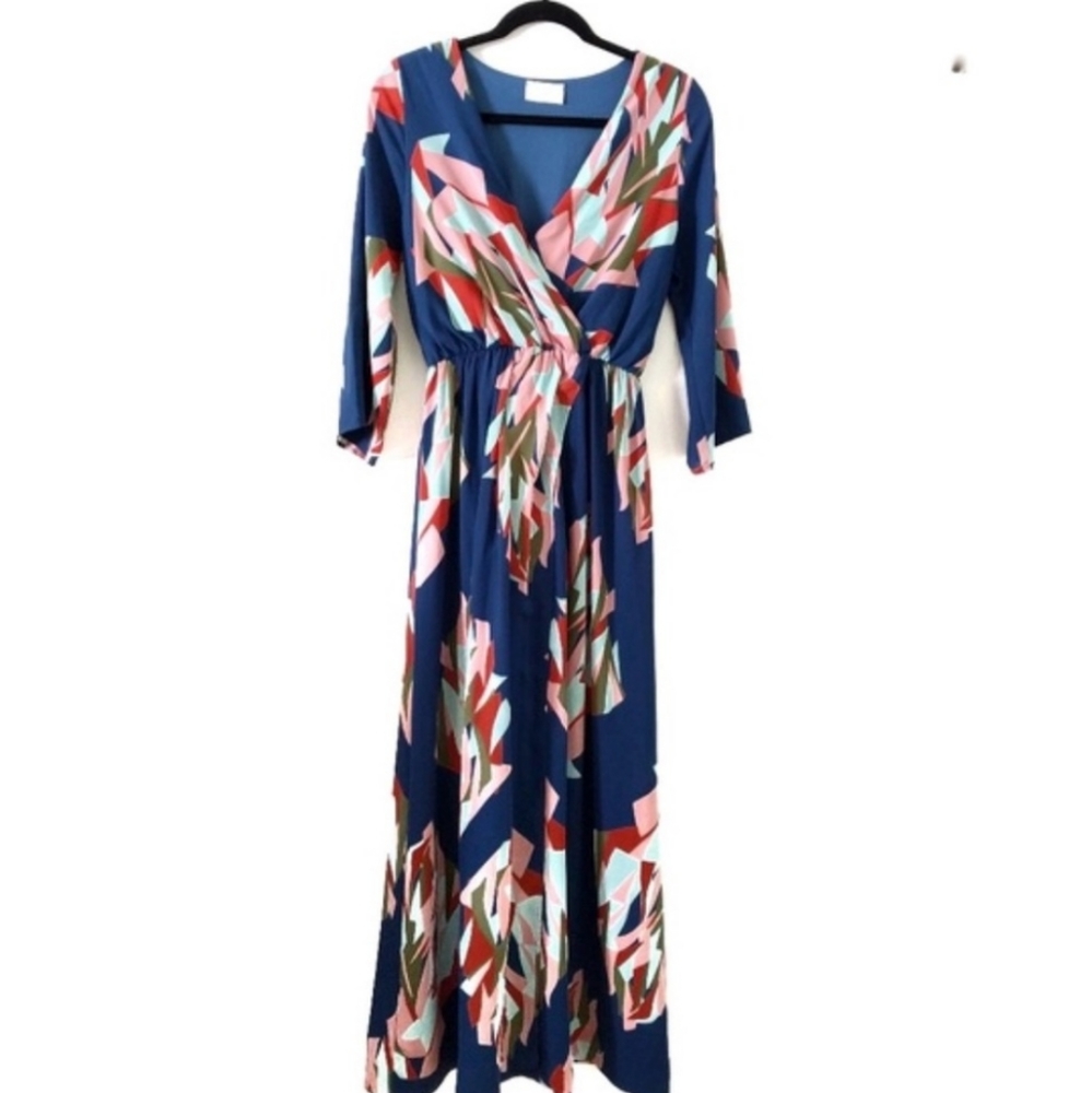 Lulu's Everly Kimono Maxi Dress
